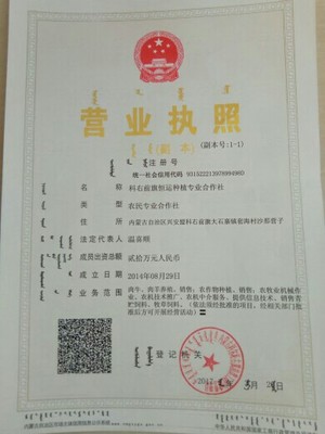 科右前旗恒运种植专业合作社【工商信息_电话地址_注册信息_信用信息_财务信息】查询_企查查