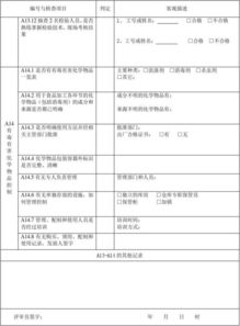 出口食品生产企业卫生注册评审记录表