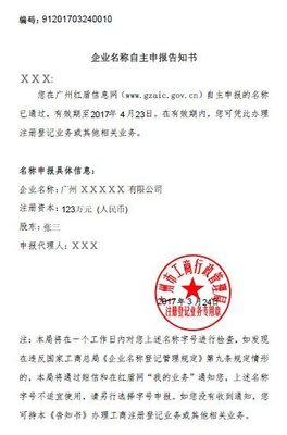 申请人自主申报名称流程异常解除指南